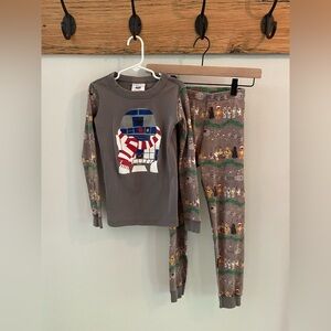 Hanna Andersson Star Wars Holiday Long John Pajama Set